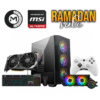 MSI RTX 3060 12 GB, INTEL I5 12400F, MSI E240, MSI H610M, MSI 500GB, 16 GB 3200 MHZ, MSI 600 BN, MAG FORGE M100R GAMING CASE, FORCE GC30 V2 WHITE, FORGE GK310 COMBO