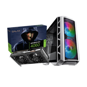 RTX 4060 8GB | Intel i5-12400 | Arctic Air Cooler | H610M-G Motherboard | 16GB XPG 3200MHz RAM | Cooler Master H500P (3 Fans) | 240GB MSI SSD