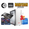 RTX 3050 6GB, INTEL I5 12400F, AG 200 CPU COOLER, MSI H610M, MSI 500GB SSD, 16 GB 3200 MHZ, 700W, XPG INVADER GAMING CASE - 2 FANS