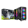 RTX 2080 TI 11 GB, INTEL I5 13400F, DEEPCOOL AG200, B760M GIGABYTE, 16 GB 3200MHZ, ANTEC DF600 FLUX GAMING CASE - 5 FANS, 500 GB SSD, 1000W GOLD