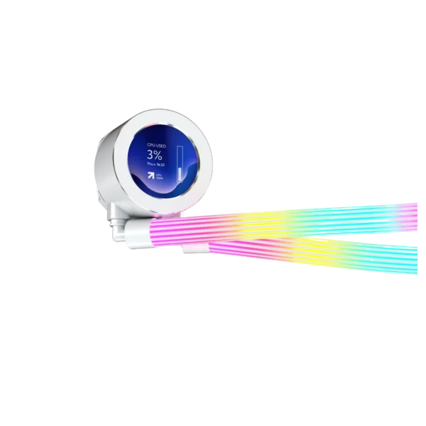 GAMEON - KRAKEN N360 LCD Display Liquid CPU Cooler 360mm With ARGB Tube - BLACK/WHITE - Image 8