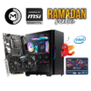 AMD RADEON RX 7600 XT CHALLENGER 16GB OC, INTEL I5 12400F, AG 200 COOLER, MSI H610M G, MSI 480GB, 16 GB 3200 MHZ, 700W, XPG STARKER GAMING CASE - 2 RGB FANS