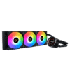 Xigmatek FROZR-O II 360 AIO Liquid Cooler, Black, LCD Pump Head, 3 X X22A PWM ARGB Fan, Galaxy II Fan Control Box & Remote