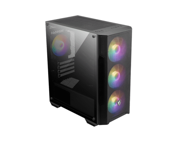 MSI MAG FORGE M100A RGB Micro ATX Gaming Case - Black - Image 5