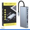 Type-C to HDTV 11-in-1 Multi-Function Dock Station Adapter