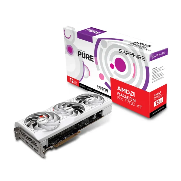 Rx 7700 xt 12 gb Sapphire Pure white , Ryzen 5 9600x , 16GB RAM , 512GB SSD Pc Gaming - Image 3