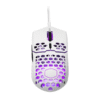 Cooler Master MM711 60G Glossy White RGB Gaming Mouse – 16000 DPI, 400 IPS, 50g Acceleration, Ultraweave Cable, PTFE Feet, Omron Switches, Ambidextrous Design