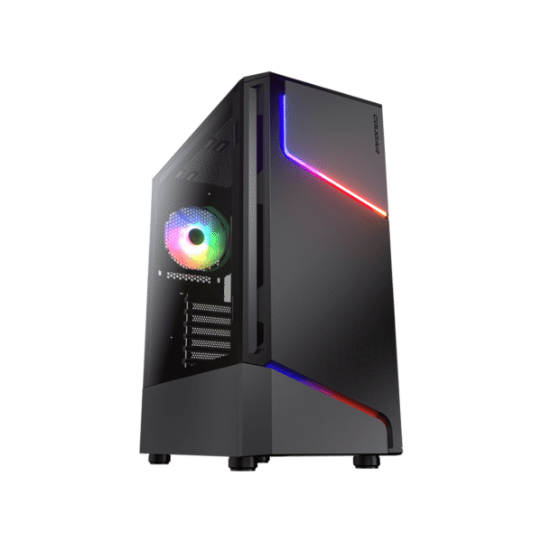 RTX 4060 8 GB, INTEL I3 12100F, DEEPCOOL AG200, H610M, 500 GB, 16 GB DDR4 3200 MHZ, 700W, COUGAR MX360 RGB GAMING CASE - 1 FAN - Image 2