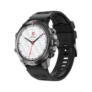Swiss Military DOM 5 Black Frame with Black Silicon Strap