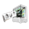 Rx 7700 XT 12 gb Sapphire Pure white 3 fans, Ryzen 7 5700x3d, Liquid cooler 360m xander waterwheel White, b550m gaming gigabyte, Ram 16 gb 3600 mhz, SSD 500 GB m.2,  750w gold Sharkoon, Darkflash dpx90 case 3 fans