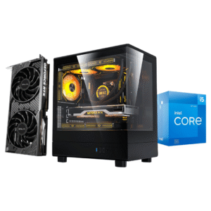 RTX 4060 TI 8GB, intel I5 12400F, ag200 CPU Cooler, H610m, 500GB SSD, 16GB 3200mhz XPG, 650w, Darkflash micro With 3 RGB fans