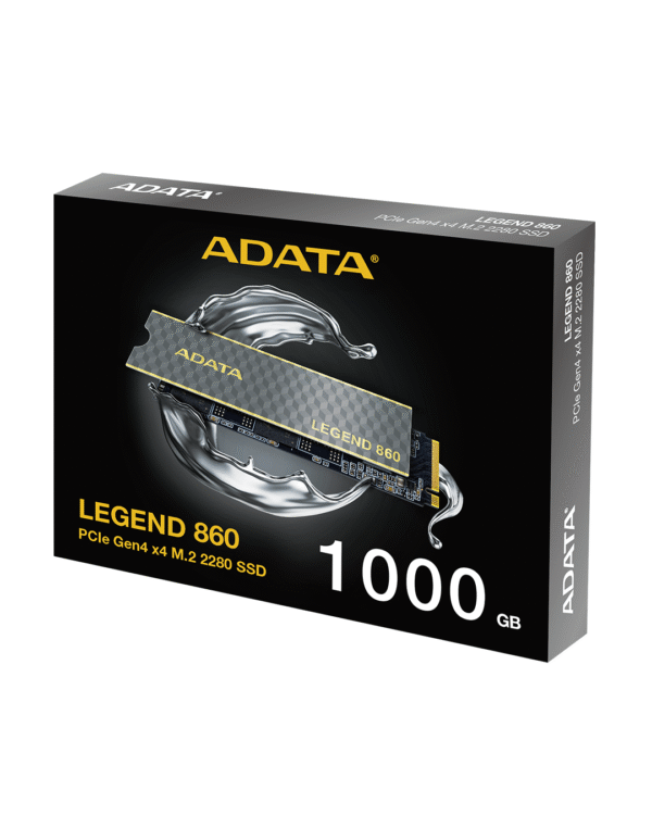 ADATA LEGEND 860 PCIe Gen4 x4 M.2 2280 Solid State Drive 1TB 6,000/4,000 MB/s Works with PS5