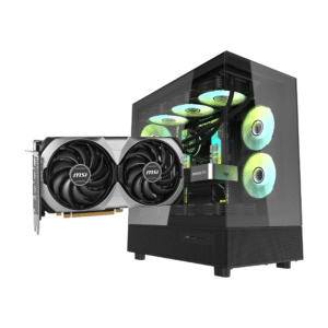 MSI RTX 4070 Super 12 gb ventus dual, Ryzen 5 5600x, Ag200 cooler, Gigabyte b550m gaming, 16GB 3600mhz, SSD 500GB m.2, Power Supply 650w Cougar, DarkFlash DPX90 Case