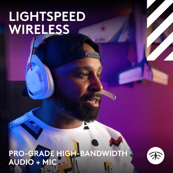 ASTRO A50 (Gen 5) LIGHTSPEED Wireless Gaming Headset + Base Station – 2.4GHz LIGHTSPEED Wireless, 16+ Hour Battery, Dolby Atmos, 40mm Drivers, USB-C, Multi-Platform Compatibility - Image 3