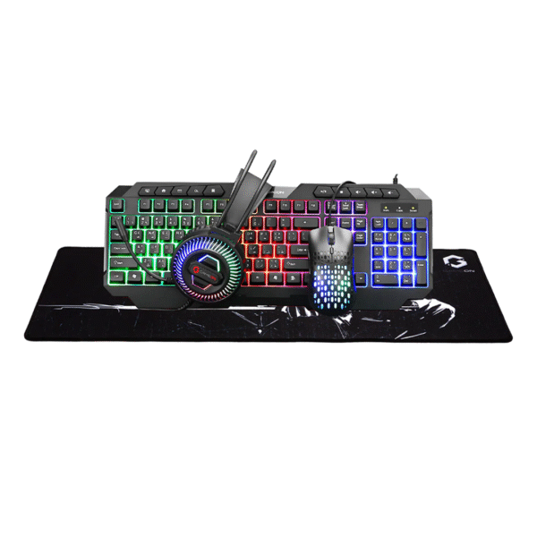 GAMEON CYPHER XL All-In-One Gaming Bundle (Keyboard, Headset, Mouse & Mousepad)