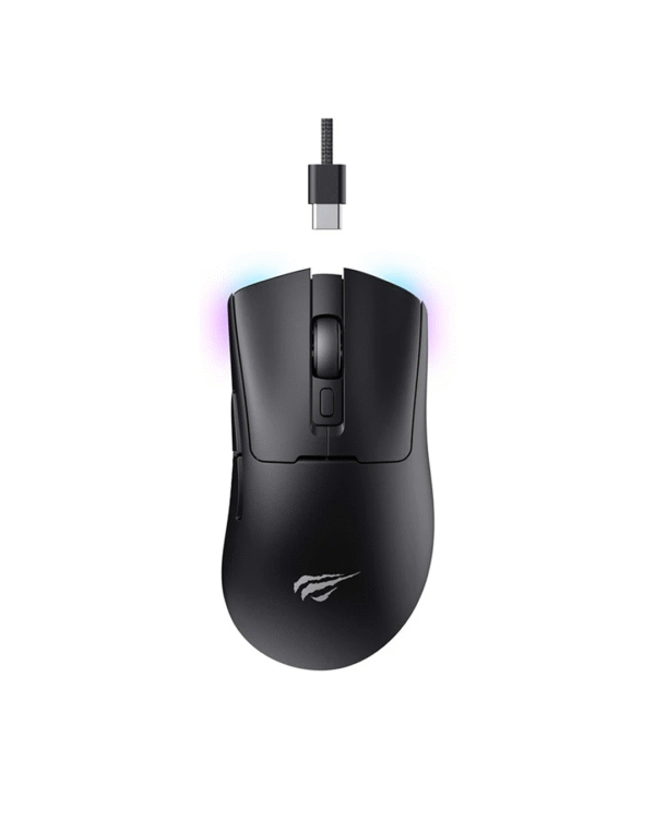 Havit MS966WB Quad-mode Wireles Gaming Mouse ( Wired+2.4GHz-USB+2.4G-Type-C+BT5.2 ) - Image 3