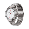 Swiss Military DOM 5 METAL STRAP GUN STAINLESS STEEL WHITE