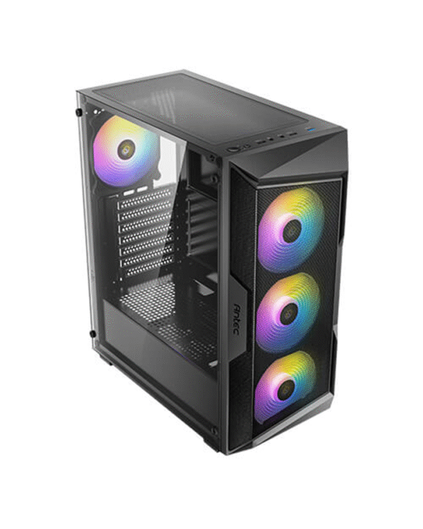 ANTEC AX61ELITE Mid-Tower ATX Gaming Case with Mesh Front Panel, ARGB Fans, Tempered Glass Side  Panels, 360mm Radiator Support - Image 3
