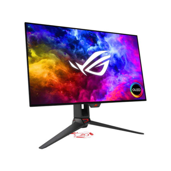 ASUS ROG Swift 27”1440P OLED DSC Gaming Monitor (PG27AQDM) - QHD (2560x1440), 240Hz, 0.03ms, G-SYNC Compatible, Anti-Glare Micro-Texture Coating, 99% DCI-P3, True 10-bit, DisplayPort,Black - Image 3