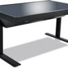 Lian Li DK-05FX UK Dual eATX Tempered Glass RGB Desk - Black