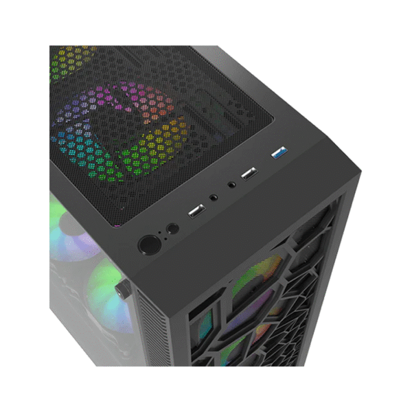 Twisted Minds 03 Spider | High-Airflow Mid Tower with RGB, Tempered Glass & Gaming-Optimized Design - Image 4