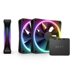 NZXT F120 RGB Duo Triple Pack - 3 x 120mm Dual-Sided RGB Fans with RGB Controller