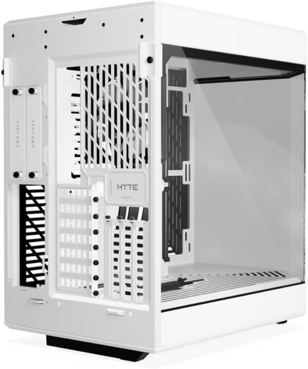 HYTE Y60 Modern Aesthetic Dual Chamber Panoramic Tempered Glass Mid-Tower ATX Computer Gaming Case - Image 3