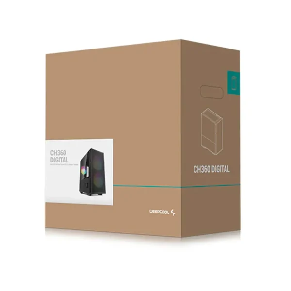 DEEPCOOL CASE CH360 DIGITAL M-ATX 3 Fans RGB - Image 6