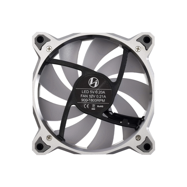 LIAN LI BORA DIGITAL Series RGB BR DIGITAL-3R S – 120mm Addressable RGB LED PWM Fan, 3-FAN Pack – High Airflow, Quiet Operation, Sync with Motherboard - Image 5