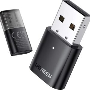 UGREEN USB Bluetooth Adapter for PC, 5.0 Bluetooth Dongle Receiver Windows 11/10/8.1 Driver Free