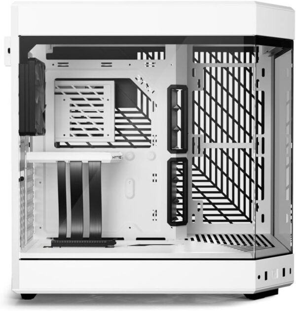 HYTE Y60 Modern Aesthetic Dual Chamber Panoramic Tempered Glass Mid-Tower ATX Computer Gaming Case - Image 5