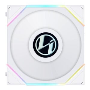 UNI FAN TL-LCD 120 White (1pc)aRGB PWM with LCD Screen 120mm TBC RPM (1pcs) NO controller 28mm thickness