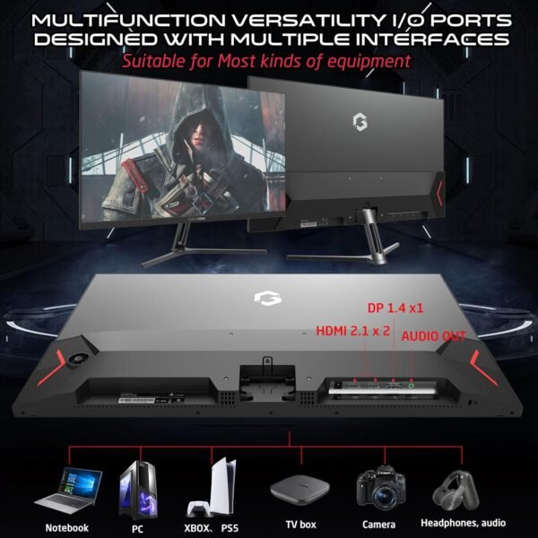 GAMEON 24" FHD 165Hz iPS 1Ms HDMi 2.1 Support PS5 Gaming Monitor - Image 2