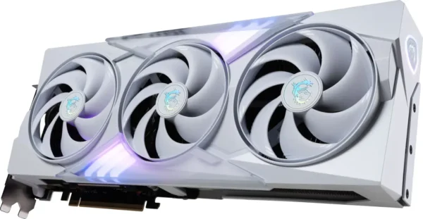 MSI - NVIDIA GeForce RTX 5080 16G GAMING TRIO OC WHITE 16GB GDDR7 PCI Express Gen 5 Graphics Card - White - Image 4