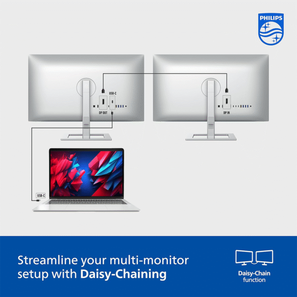 Philips Creator Series 27E2F7901 – 27" 4K UHD, IPS Black, Wide Color Gamut, USB-C (96W), KVM, HDR 400 - Image 7