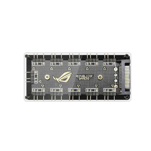 Hot Sell Gaming Computer 11 Ways Computer Fan Controller Chassis Fan Hub ARGB SYNC 5V- 3PIN Multi-interface Argb Fan Controller