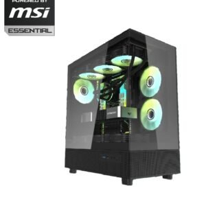 Powered By MSI Essential-GALAX RTX 4070 SUPER 12GB DUAL FANS,CPU I5-14400,MSI MEG CORELIQUID S360 COOLER,MSI Spatium S270 Sata 2.5" 480GB SSD,ASROCK B760M DDR4,GAMEON 750W BRONZEPSU,XPG RAM 16GB DDR4,DARKFLASH DPX90 CASE