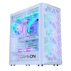 GAMEON Emperor Arctic I Series Mid Tower Gaming Case - White, GO-EMPERORI-A