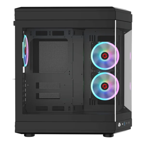 GAMEON Valkyrie Series Mid Tower Gaming Case - Black, GO-VALKYRIE-B - Image 3