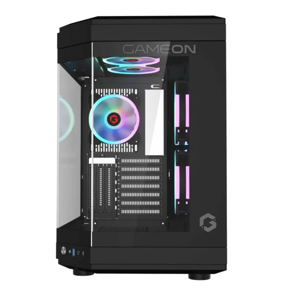 GAMEON Valkyrie Series Mid Tower Gaming Case - Black, GO-VALKYRIE-B - Image 4