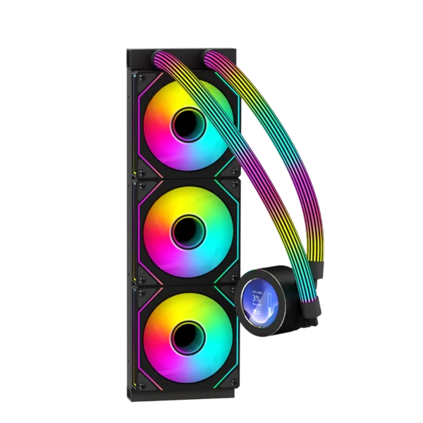 GAMEON - KRAKEN N360 LCD Display Liquid CPU Cooler 360mm With ARGB Tube - BLACK/WHITE - Image 10