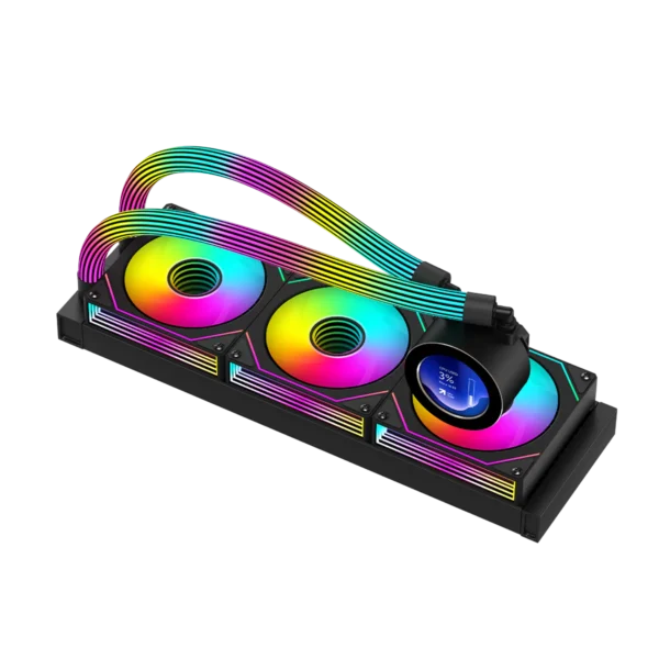 GAMEON - KRAKEN N360 LCD Display Liquid CPU Cooler 360mm With ARGB Tube - BLACK/WHITE - Image 13