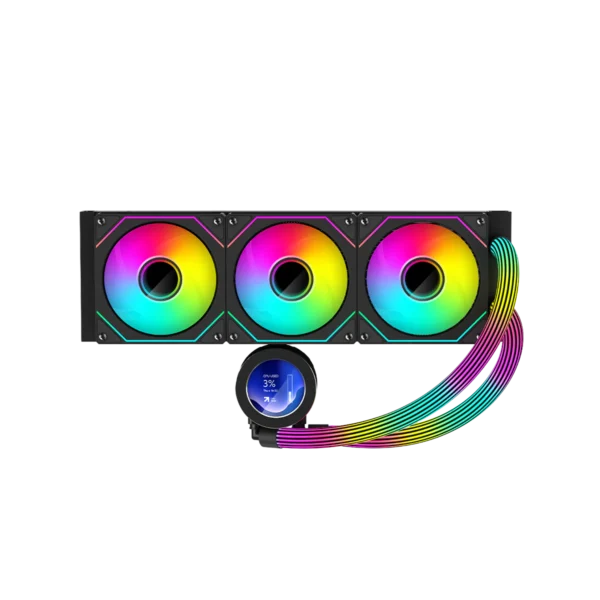 GAMEON - KRAKEN N360 LCD Display Liquid CPU Cooler 360mm With ARGB Tube - BLACK/WHITE - Image 14