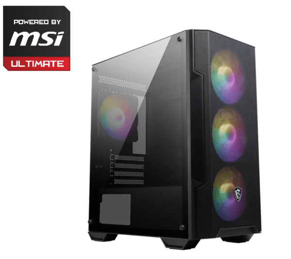 Powered by MSI Ultimate-MSI RTX 4060 Ventus 2X Black 8G OC,MSI Pro B760M-P DDR4,MSI MAG A850GL PCIE5 WHITE PSU,MSI Spatium M450 PCIe 4.0 NVMe M.2 1TB SSD,XPG RAM DDR4-16gb,MSI MEG CORELIQUID S360 COOLER,MSI MAG FORGE M100A CASE