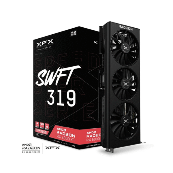 XFX Speedster SWFT 319 AMD Radeon™ RX 6900 XT CORE Gaming Graphics Card with 16GB GDDR6, AMD RDNA™ 2