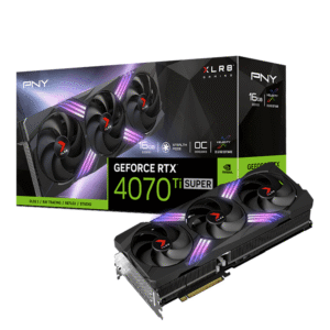 PNY GeForce RTX™ 4070 Ti SUPER 16GB XLR8 Gaming VERTO™ EPIC-X RGB™ Overclocked Triple Fan DLSS 3
