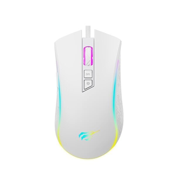 HAVIT MS1034 RGB BACKLIT Wired Gaming Mouse - White