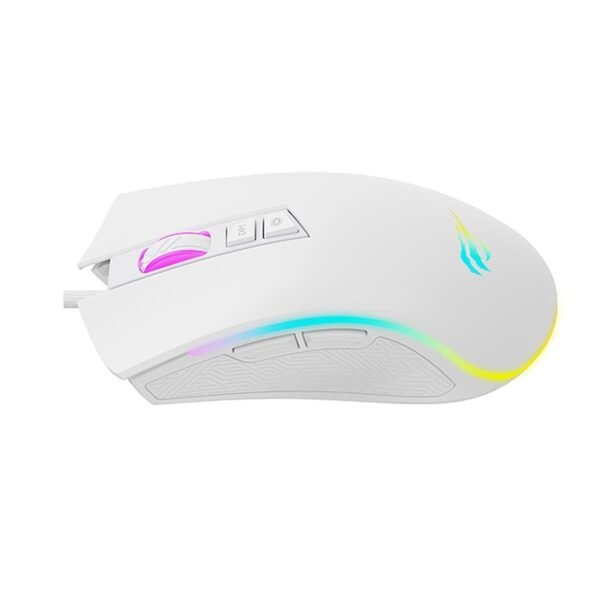 HAVIT MS1034 RGB BACKLIT Wired Gaming Mouse - White - Image 8