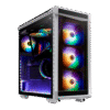 BATTLECRUISER Super Mid-Tower PC Chassis-WHITE