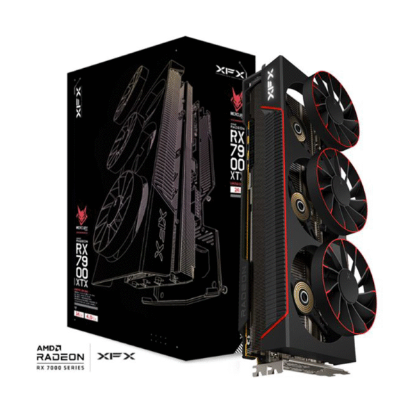 XFX Mercury AMD Radeon RX 7900 XTX Magnetic Air Gaming Graphics Card with 24GB GDDR6, RDNA3 RX-79XMAIRB9